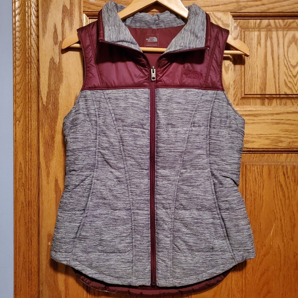 North Face maroon vest